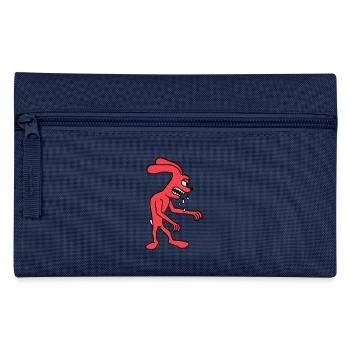 Lapin Monstre Mal Vorace Halloween Bave Salive - Trousse - marine - Devant