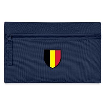 blason, écusson, drapeau belgique - belgie (T) - Trousse - marine - Devant