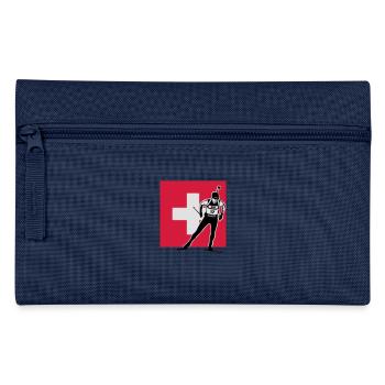 Biathlon - Langlauf -Schweiz - swiss - Federtasche - Navy - Vorne