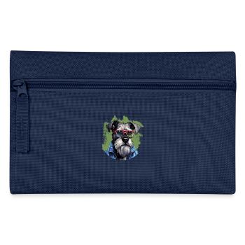 Streetwear Whiskers: style schnauzer miniature - Trousse - marine - Devant