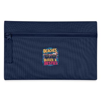 Vacances entre filles – plages, boissons, copines - Trousse - marine - Devant
