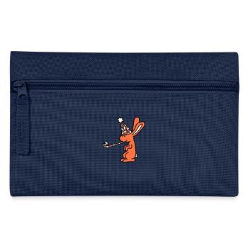 Lapin Anniversaire Années Vieux Cadeau Serviette Chapeau de fête - Trousse - marine - Devant