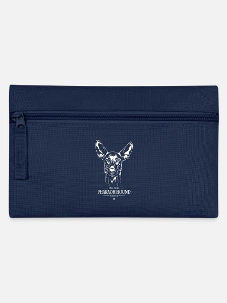 Pharaoh Hound Mom Hunde Pharaonenhund Wilsigns - Federtasche - Navy