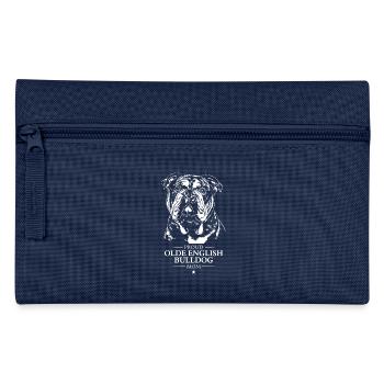 Olde English Bulldog Mom Dog Dog OEB Wilsigns - Pencil Case - navy - Front