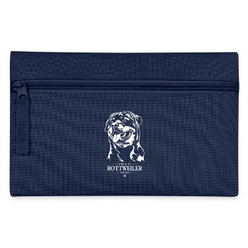 Rottweiler Mom Hunde Hund Rottie Wilsigns - Federtasche - Navy - Vorne