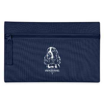 Anglais Springer Spaniel Papa Chien Chien Wilsigns - Trousse - marine - Devant