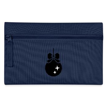 Boule décorative de Noël - Trousse - marine - Devant