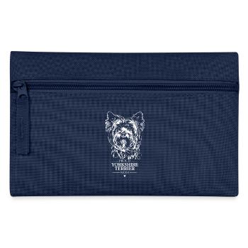 Yorkshire Terrier Mom Dog Dog Wilsigns - Pencil Case - navy - Front