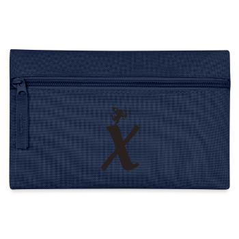 X - Federtasche - Navy - Vorne