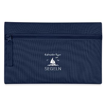Es ist ein schöner Tag zum Segeln - Federtasche - Navy - Vorne