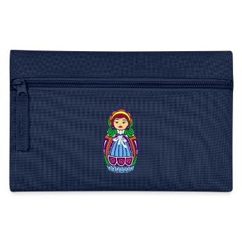 Matryoshka Doll - Pencil Case - navy - Front