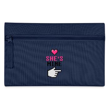 She's Mine 8-Bit - Pencil Case - navy - Front