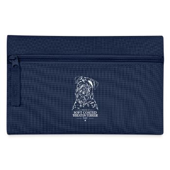 Soft Coated Wheaten Terrier Dad Hunde Wilsigns - Federtasche - Navy - Vorne