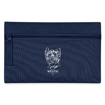 Westie Dad Dogs West Highland Terrier Wilsigns - Trousse - marine - Devant