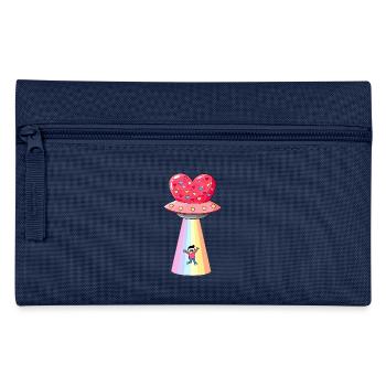 UFO-Entführung am Valentinstag - Federtasche - Navy - Vorne