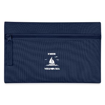 I need vitamin sea - Federtasche - Navy - Vorne