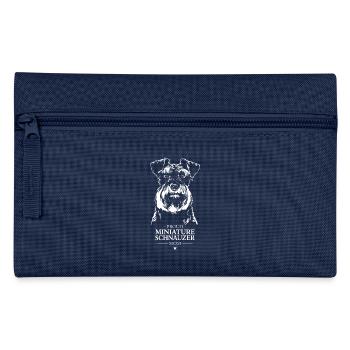 Miniature Schnauzer Mom Dog Dog Wilsigns - Pencil Case - navy - Front