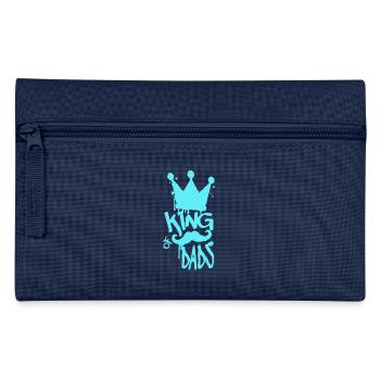 Cool stylish King of Dads King of Fathers - Pencil Case - navy - Front