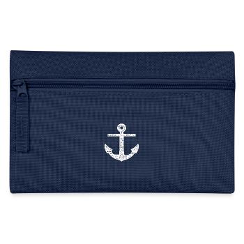 Anker Wortwolken-Design - Federtasche - Navy - Vorne
