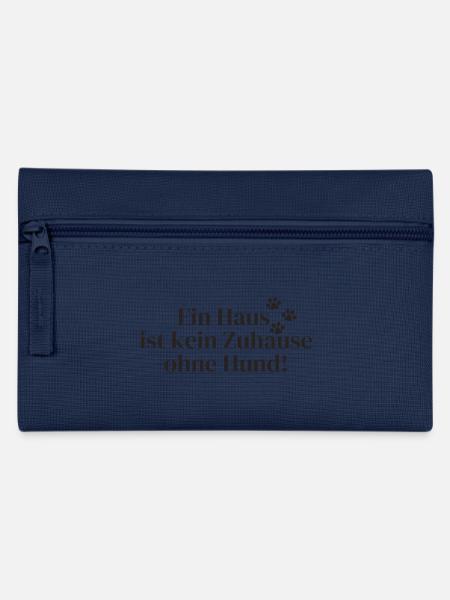 Hundespruch - Federtasche - Navy