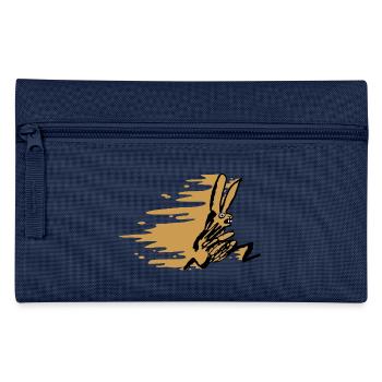 Swift Rabbit (Orange) - Pencil Case - navy - Front