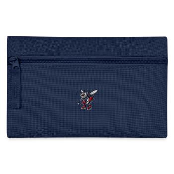 moustique joueur de hockey sur glace dessin animé insecte sport - Trousse - marine - Devant