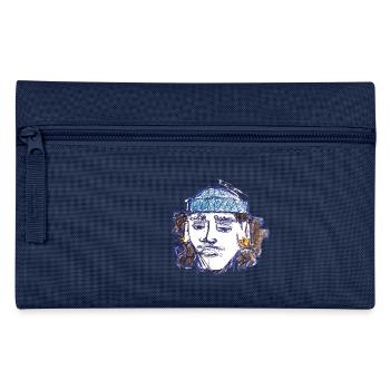 Urban Gaze - Handgezeichnet. Rough. Edgy. Echt. - Federtasche - Navy - Vorne