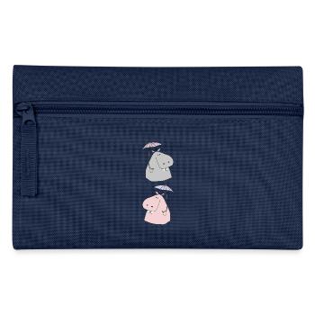 Mr. and Mrs. Nilpferd - Pencil Case - navy - Front