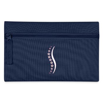 Flower spine pink - Pencil Case - navy - Front