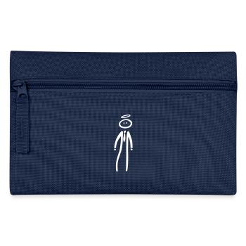 Mann im Anzug - Federtasche - Navy - Vorne
