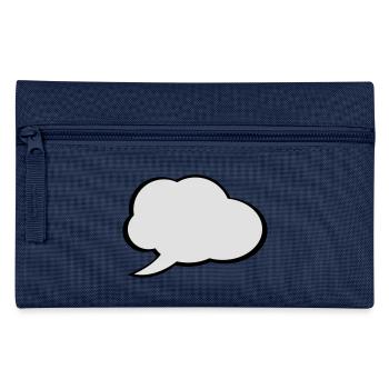 Speech Bubble - Pencil Case - navy - Front