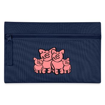 Pig Family - Trousse - marine - Devant