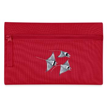 Stingray - Raie manta - Mantas Teufel Fisch - Federtasche - Rot - Vorne