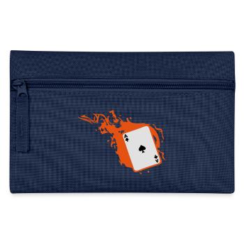 carte poker card as flamme pique1 - Trousse - marine - Devant