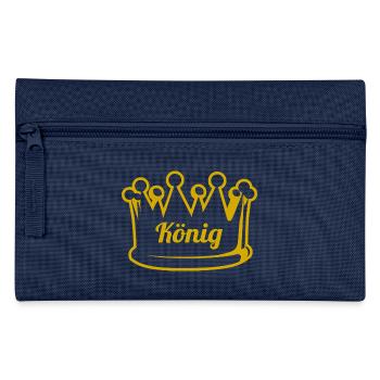 king - Pencil Case - navy - Front
