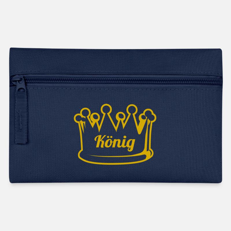 König - Federtasche - Navy