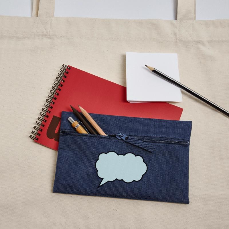 cloud bubble design Pencil Case