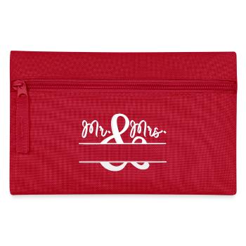 mr and mas champ blanc à personnaliser - Trousse - rouge - Devant
