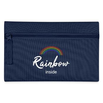 Rainbow inside - Federtasche - Navy - Vorne