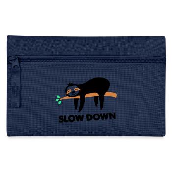 faultier slow down - Federtasche - Navy - Vorne