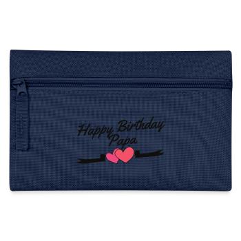 Happy Birthday Papa Lieblingsmensch Geburtstag - Federtasche - Navy - Vorne