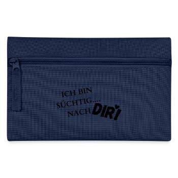 Ich bin süchtig nach dir - Federtasche - Navy - Vorne