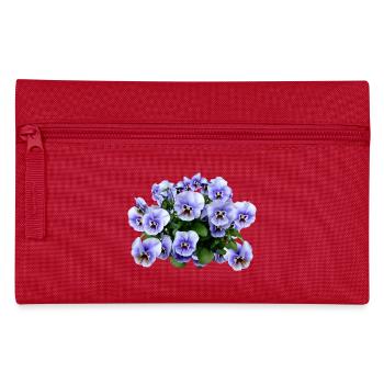 flowers lilies tulips orchids sunflower dahlia ger - Pencil Case - red - Front