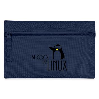 be cool use linux - Federtasche - Navy - Vorne