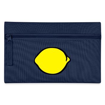 Zitrone - Federtasche - Navy - Vorne