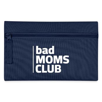 Bad Moms Club Logo - Pencil Case - navy - Front