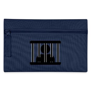 Hinter gittern - Federtasche - Navy - Vorne