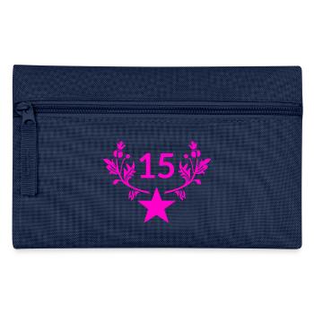 Birthday - Pencil Case - navy - Front