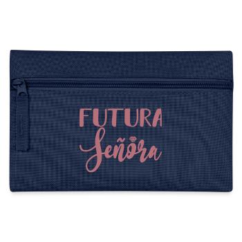 Futura Señora Engagement Bridal Shower Wedding - Pencil Case - navy - Front