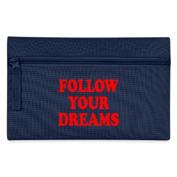 follow your dreams - Federtasche - Navy - Vorne